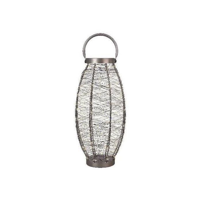 LANTERNA METALLO CLUCE CALDA 28X58